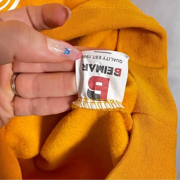 Crooks & Castles Script Logo Hoodie (M) Mustard/Gold Streetwear Skate Y2K - Picture 13 of 14